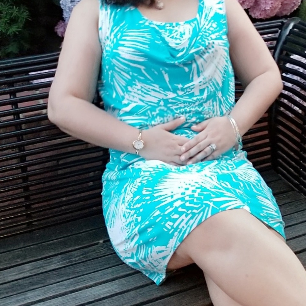 Fun color jungle dress